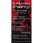 Flyer Latino Party 07.03.2026